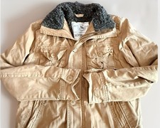 Vtg Y2K Aeropostale Adirondack Jacket Small Brown Faux Fur Lined picture