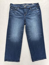 Torrid Perfect Wide Leg Vintage Stretch Jeans Womens 18 Tall Blue Wash Mid Rise picture