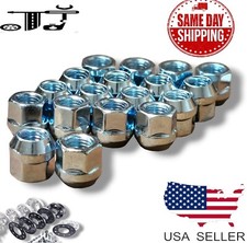 20Pc Chrome M12x1.75 Acorn Open End Lug Nut 3/4