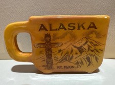 Vintage Alaska Mt. McKinley Mug – Half Cup of Coffee Gag – Ceramic Souvenir picture