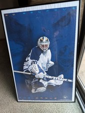 Ed Belfour THE EAGLE Toronto Maple Leafs Vintage Original 2002 NHL 24x36 POSTER picture