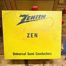 Vintage 1975 Zenith ZEN Semiconductor Master Kit Box Manual & 18 NOS Transistors picture
