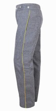 US Civil War Confederate Gray Pants With 0.8 inch Multi Color Trim All Sizes picture
