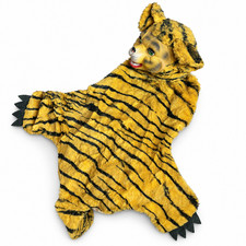 Vintage 1950s GUND Tiger Pajama Bag Rubber Face  picture