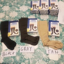 Activa  Men's Microfiber Dress Socks CT 20-30 Compression Knee High Size & Color picture