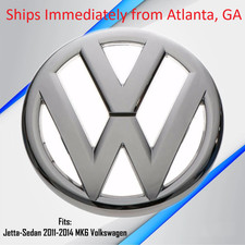 fits 2011-2014 Volkswagen JETTA Front Bumper Grille Chrome Badge Emblem Logo picture