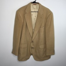 Vintage JOS A BANK 100% Camel Hair Sports Coat/Blazer Made In USA Premier Col picture