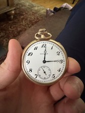 1902 Antique Hamilton Grade 910 17 Jewel Pocket Watch Gold Filled 25 Year Case R picture