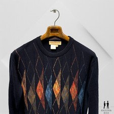 Vintage Norm Thompson Sweater Dark Navy COOGI Style Made in Canada Size XL picture