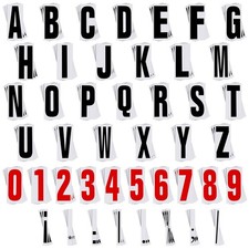 Jecery 400pc Marquee Letters Flexible Plastic 8 7/8