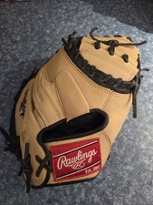 Rawlings Gold Glove Elite GGE33CBCM 33” Catchers Mitt Blonde/Black picture