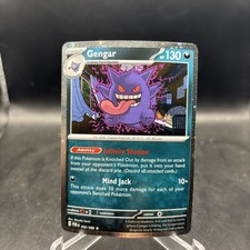 2026 Pokemon Gengar 050/088 Cosmos Holo Pitch Black Checklane Blister Promo NM picture