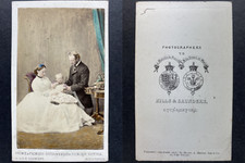 Hills & Saunders, Eton, Prince & princess Louis of Hesse & Princess Victoria Wine picture