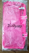 New in Package Thirty One LARGE Utility Tote Neon Pink Mesh 31 picture