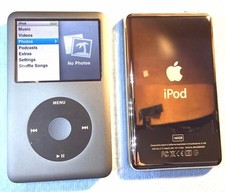  Apple IPOD CLASSIC 7th Generation 160GB (MC297ll/a) MP3  Grey - MINT Condition  picture