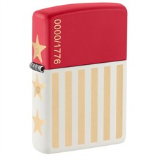 Zippo Lighter: USA 250th Anniversary Collectible, Limited- Red/White Matte 47298 picture