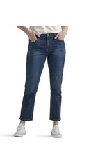 LEE - SIZE: 4 M - Heritage High-Rise Slim Straight Jeans In Blurred Nights -NEW picture