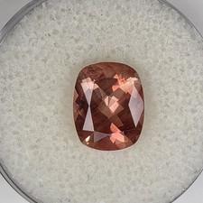 2.53 ct Oregon Sunstone –Cushion Cut – Pink Color Center Under Table picture