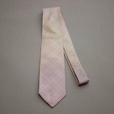 Drake’s Glen Plaid Check 100% Silk Tipped Tie / RRP £175 / Handmade in London picture