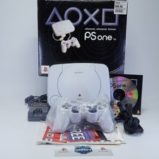 PS1 Console Slim PSOne Complete Open Box W/ Controller + Cables + Packaging picture