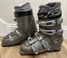 Womens Downhill Ski Boots HEAD EZ ON - size 25 Mondo /  8 US (USED) picture