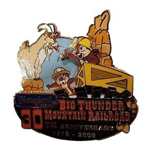 Disney Big Thunder Mountain Railroad 30th Anniversary LE Pin Chip Dale Goat picture