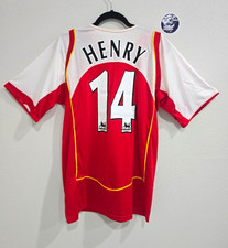 Arsenal 2005/06 Home Nike Retro Jersey HENRY #14 sizes XL and 2XL THE INVINCIBLE picture