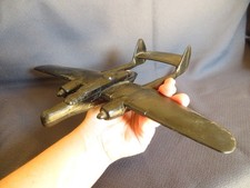 Vintage MODEL AIRPLANE antique toy unusual P-61 odd attic estate find gift KR picture
