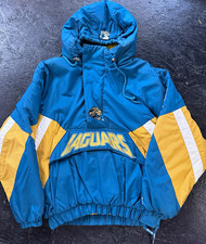 Vintage Starter Jacksonville Jaguars NFL Jacket M Blue Gold White picture
