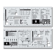 NEW Mercer Culinary Tool M33241 Two-sided Measurement & Guidelines  picture