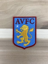 AVFC ASTON VILLA FC PATCH EMBROIDERED IRON-ON - 3.00” X 2.00”- FOOTBALL SOCCER picture
