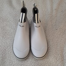 HUK Men's Rogue Wave Fishing & Deck Boot White US size 10 picture