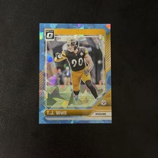 2024 Panini Donruss Optic - T.J. Watt #169 Ice Prizm /15 picture
