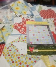 Applejack Quilt Kit, All Fat Quarter Purchased,Cut Perfectly,Pinned,Some Sewn  picture
