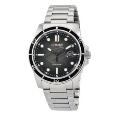 Citizen Marine 1810 Eco-Drive Black Dial Men's Watch AW1816-89E picture