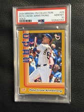 2024 Topps Brooklyn Collection Pete Crow Armstrong Gold # 50/50 PSA 10 Pop 1 RC picture