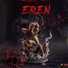 US H29CM Attack on Titan Eren Jaeger In Combat GK PVC Painted Figure Statue Toy picture