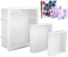 Square Silicone Molds for Resin, Large Resin Mold Glossy Deep Square Molds picture