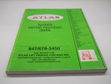 Atlas Forklift Serial Number Data Guide manual 2000 picture