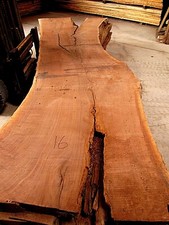 HUGE KILN DRIED WALNUT TABLE SLAB FIGURE CROTCH CURLY 16 picture