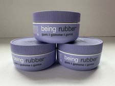 3x RUSK Being Rubber Hair Styling Gum 1.8 oz Texture Shine Define Lot picture