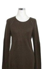 Talbots Women's Sweater Pullover Knit Brown 55% Cotton Size Small 4-6 NEW picture