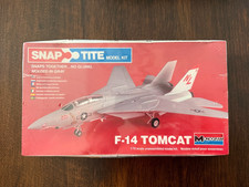 Monogram Model 1:72 F-14 Tomcat Jet Snap Tite NEW SEALED (P1) picture