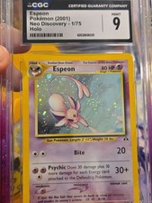 Pokemon Espeon 1/75 Neo Discovery Holo 2001 CGC 9 Mint picture