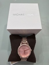 Michael Kors Melissa Women's Rose Gold Stainless Glitz Watch MK4369 picture