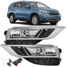 Thomletha Left and Right Front Fog Lights Lamp Assembly Replacement for clear picture