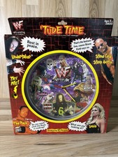 NEW 1999 WWF ‘Tude Time Talking Wall Clock Steve Austin Undertaker Rock Sable picture