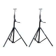 ProX T-LS35C-STAND Triangle Truss Lighting Crank Up Stands Pair System picture