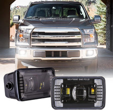 BICYACO 4 Inch LED Fog Lights with DRL for 2015-2020 Ford F150, Black B  picture