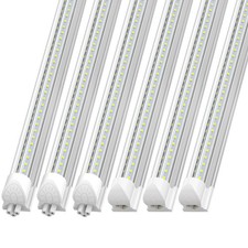 LED Shop Lights 4FT 40W 6000K T8 LED Garage Light V Shape High Output 20PACK ETL picture